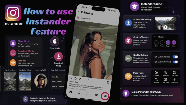 How to use instander features