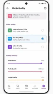 instander media quality