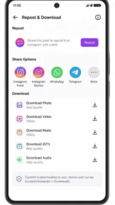instander repost download